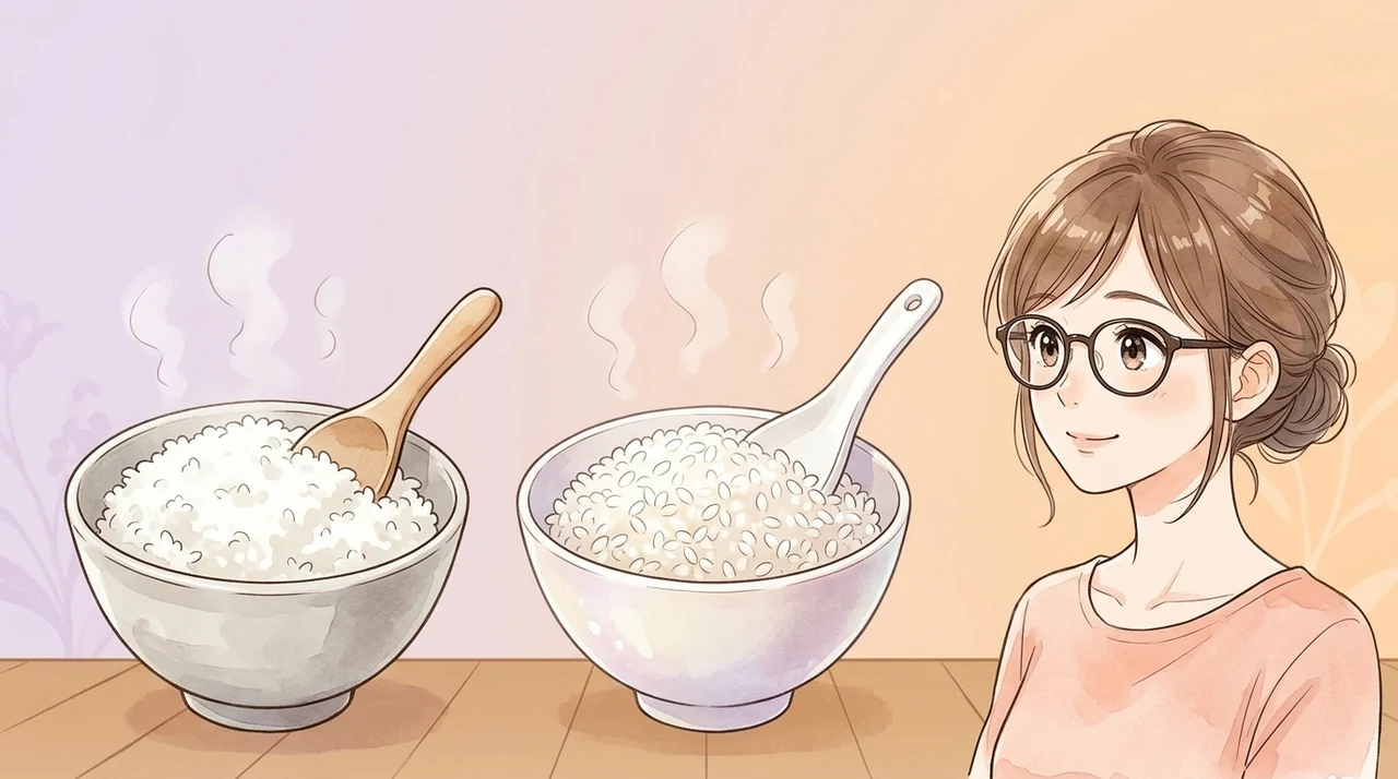 味と炊き上がりの進化を比較