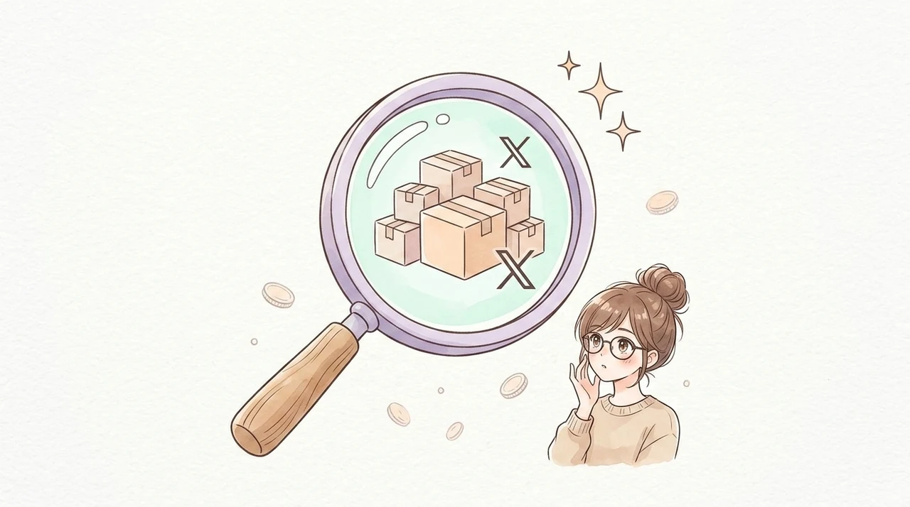 X（旧Twitter）で在庫を見つける検索術