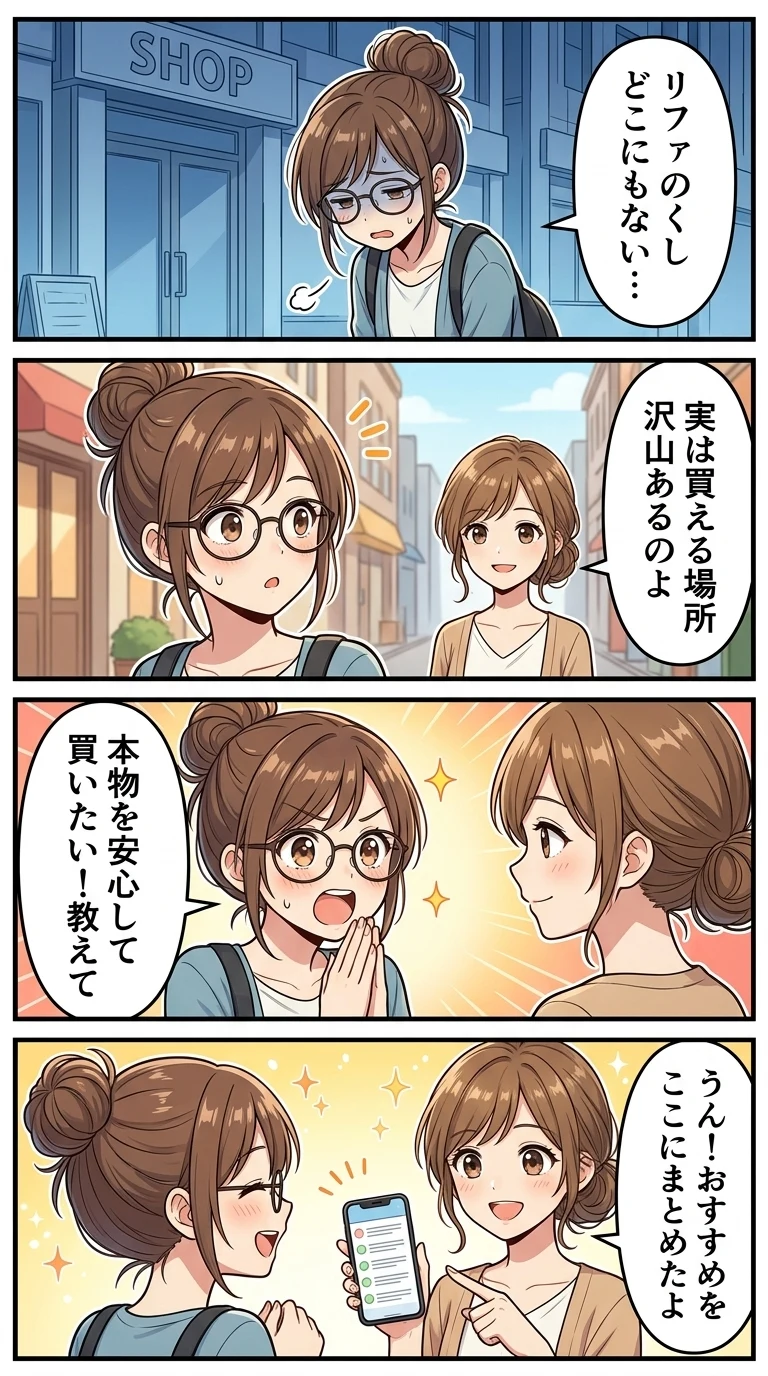 リファくし どこに売ってる