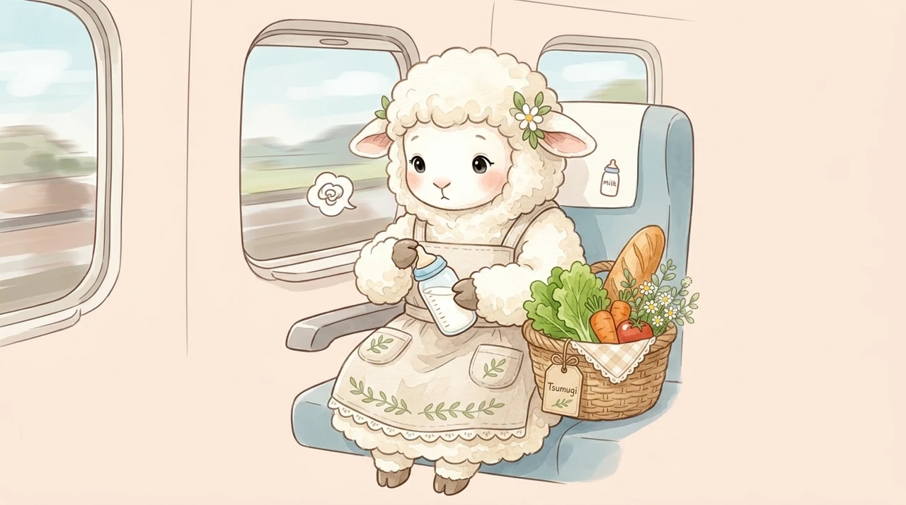 新幹線・飛行機内でのスマートな調乳手順