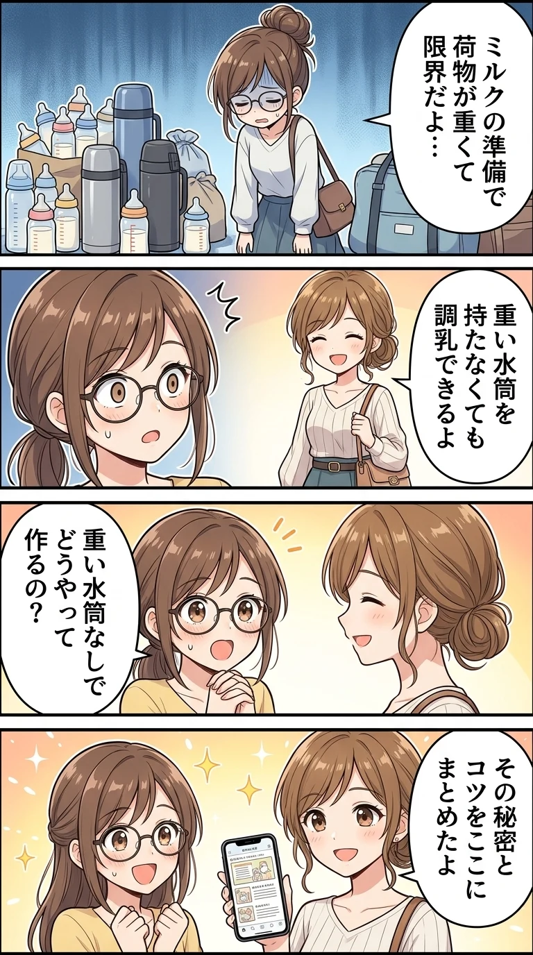 赤ちゃん お出かけ 持ち物 ミルク