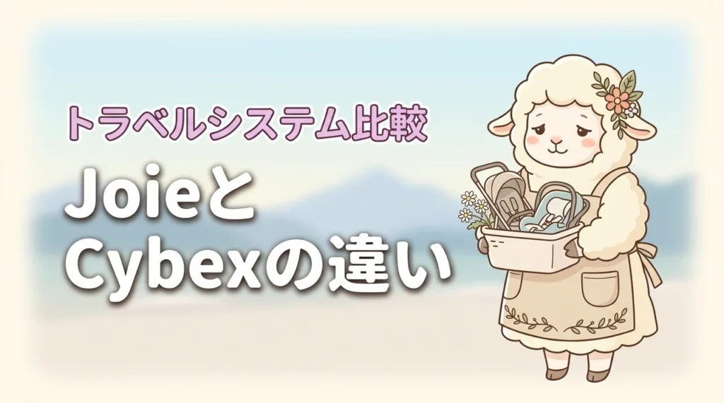 JoieとCybexのトラベルシステムで迷ったら？比較してわかった違い