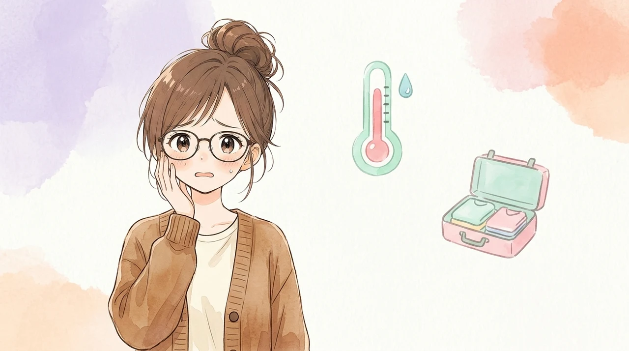 旅行中の急な発熱に備える対処シミュレーション