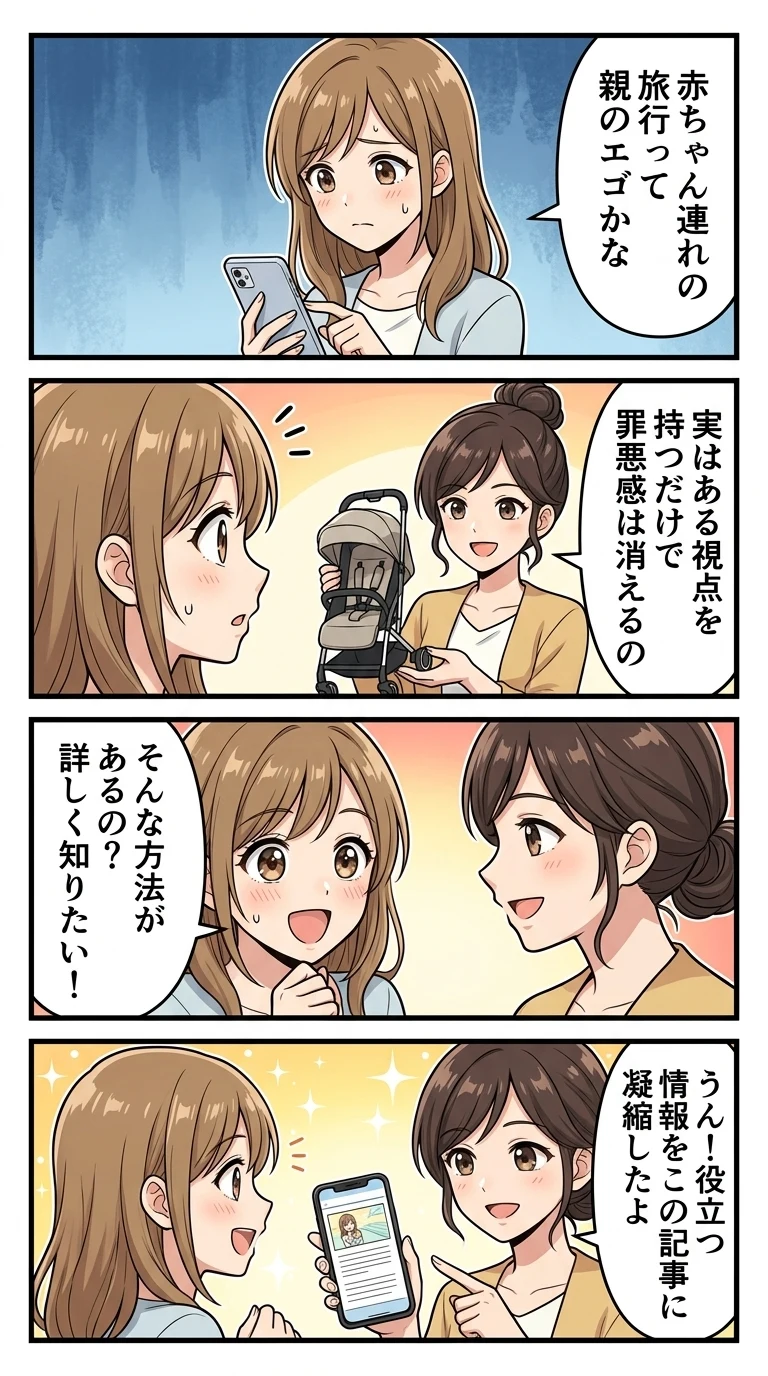 赤ちゃん 旅行 かわいそう