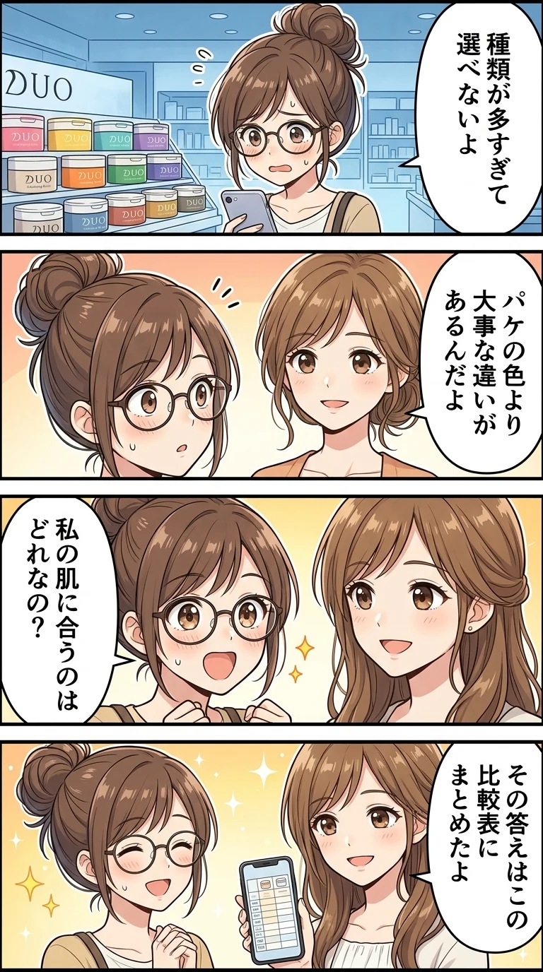 DUO クレンジングバーム 違い