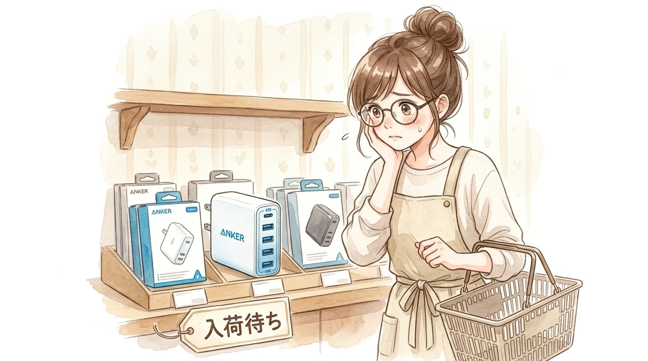 売り切れ時にAnker充電器を手に入れる方法