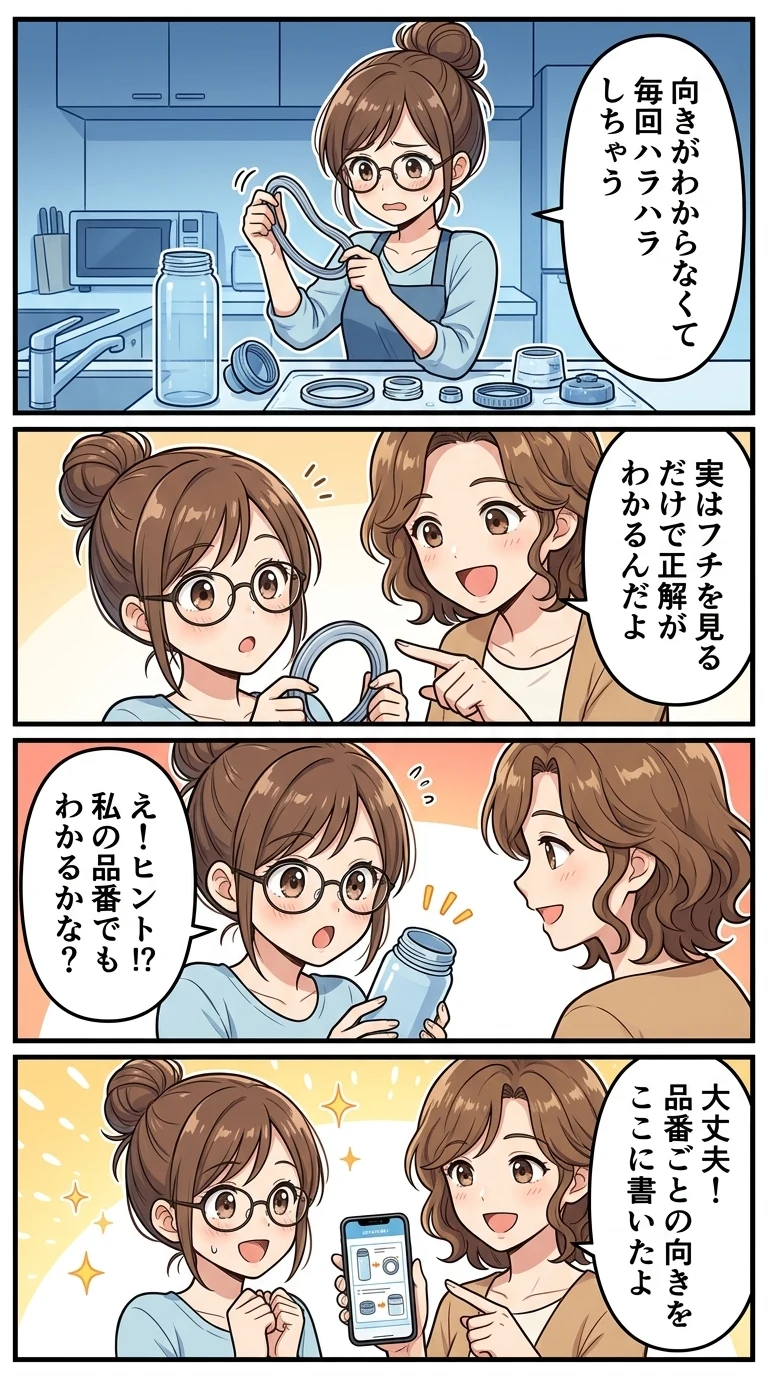 スケーター 水筒 パッキン 付け方