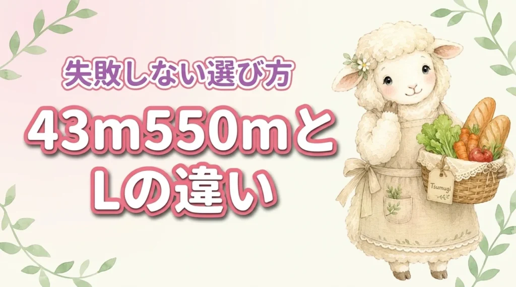 43m550mと43m550lの違いで迷ったら？選び方のポイントを解説