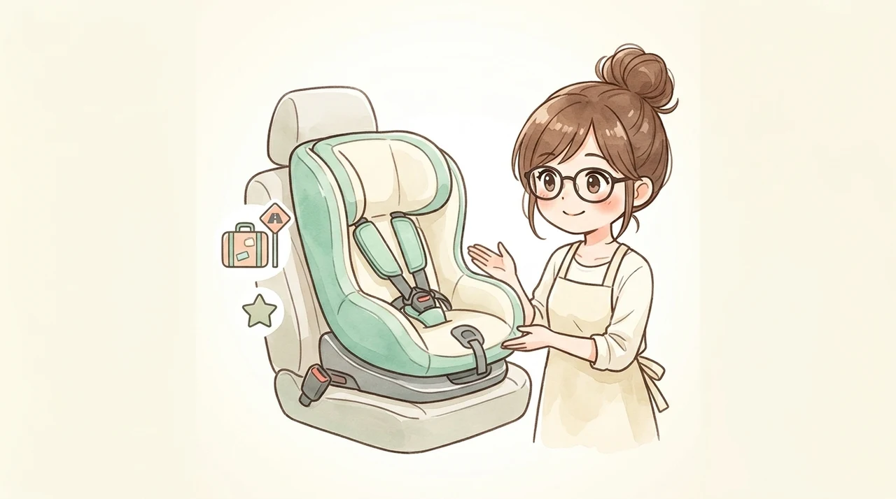 車中泊向けコンパクトチャイルドシート3選