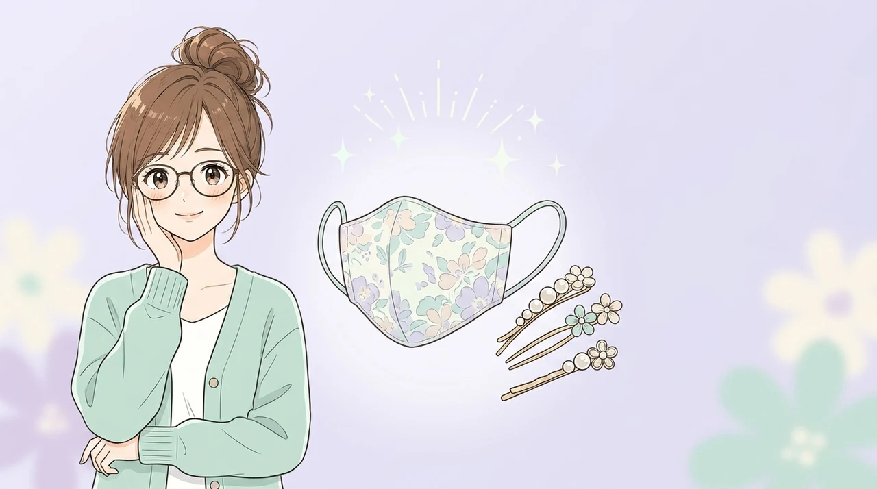 マスクや髪型に合わせた「さりげない華やかさ」の作り方