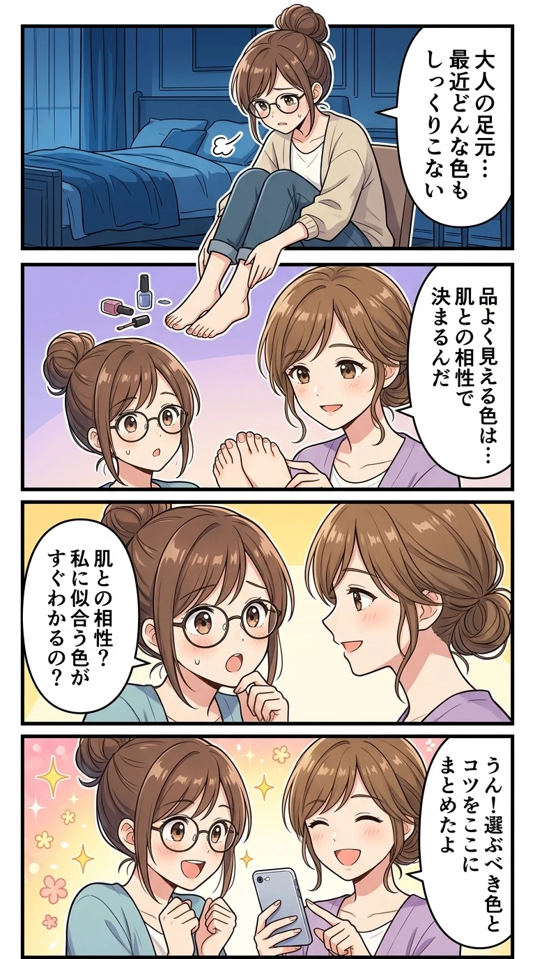 40代 ペディキュア セルフ