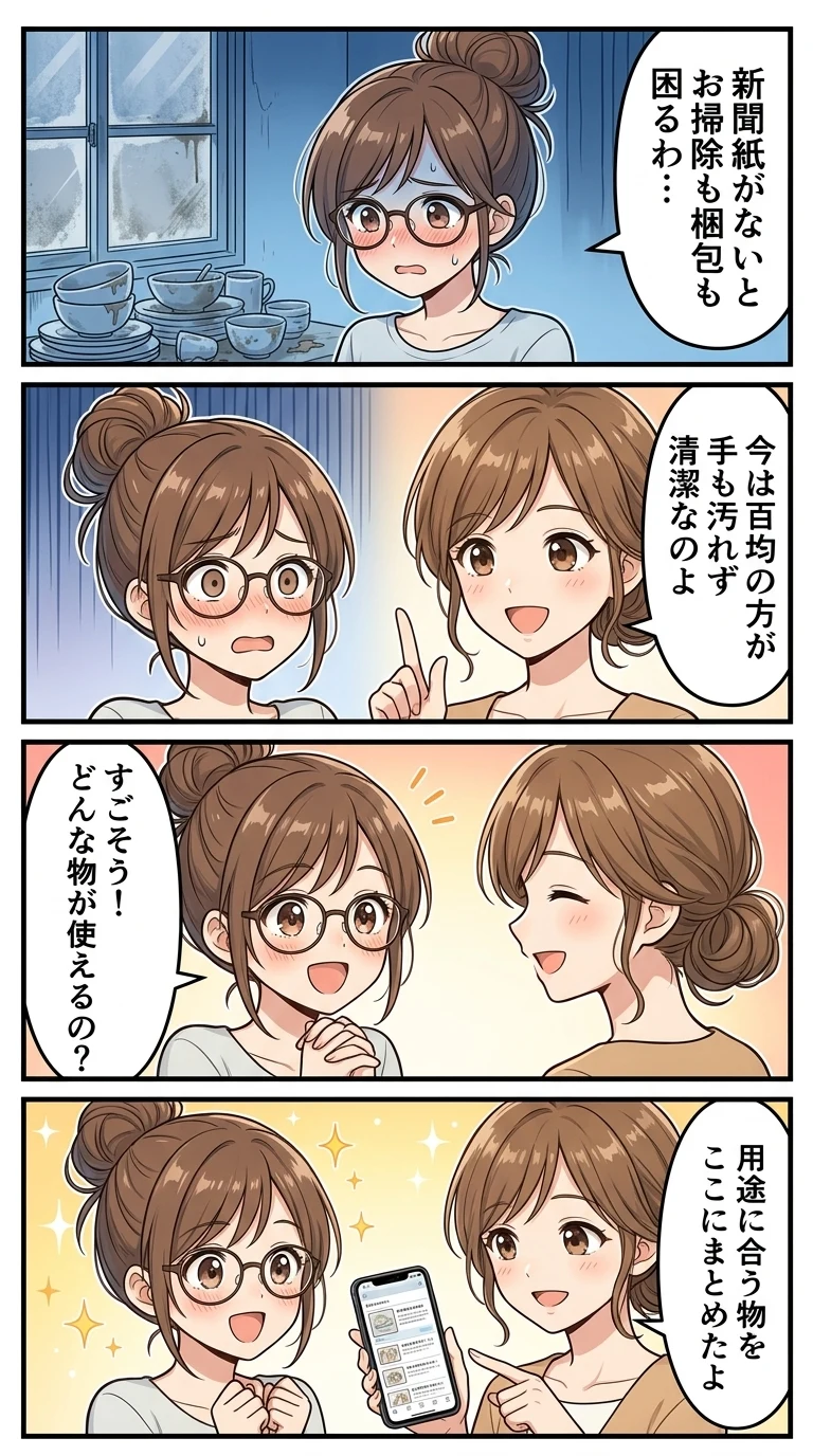 新聞紙 代わり 100均