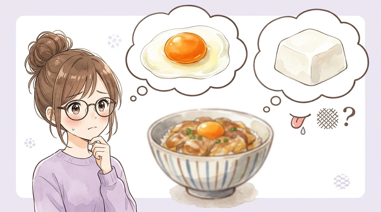 代用品を使う際の味と食感の変化