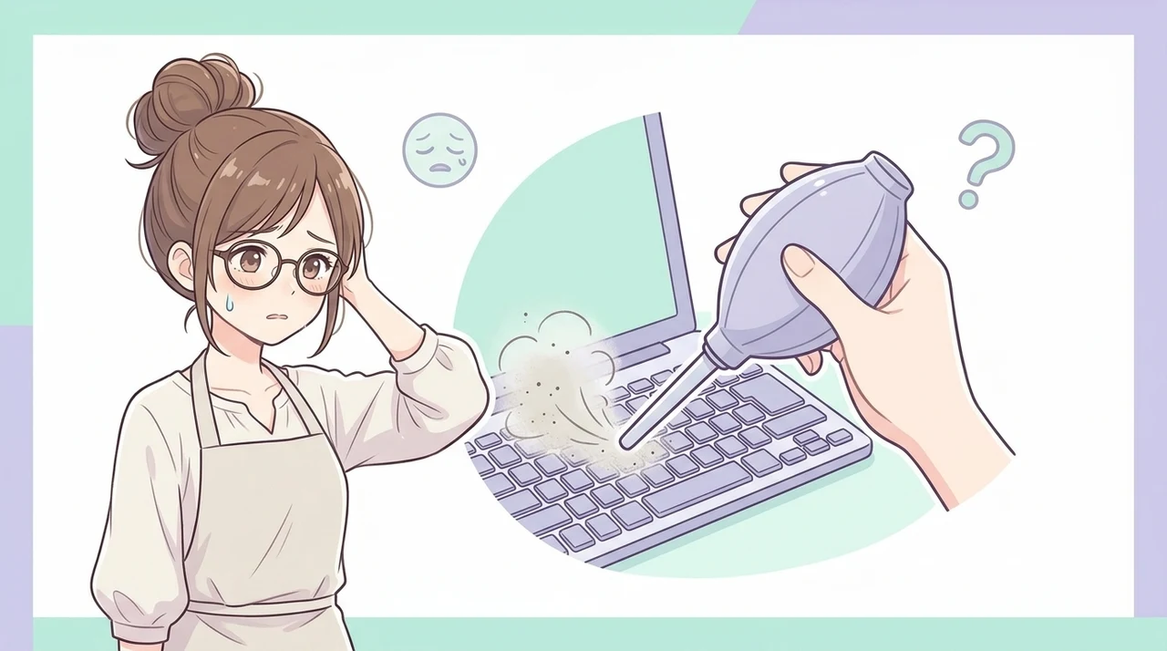 手動式エアダスターのデメリット