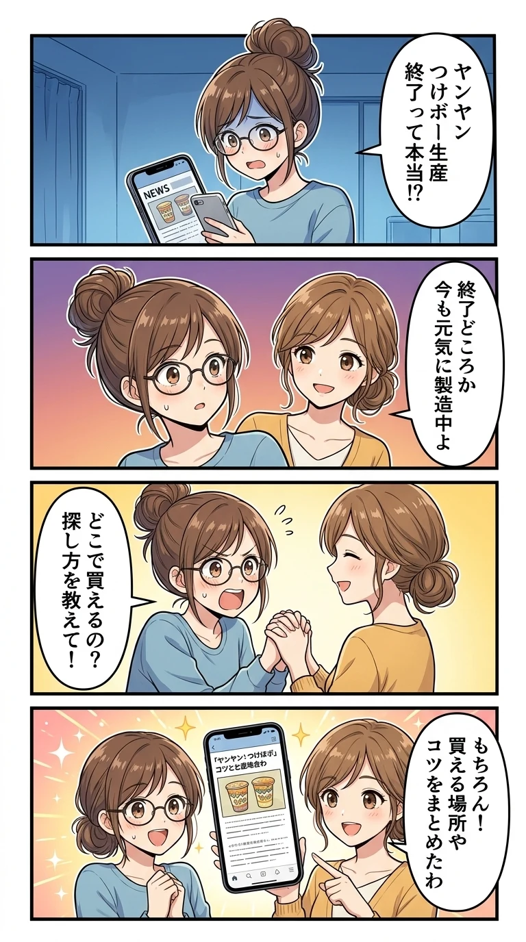 ヤンヤンつけボー生産終了