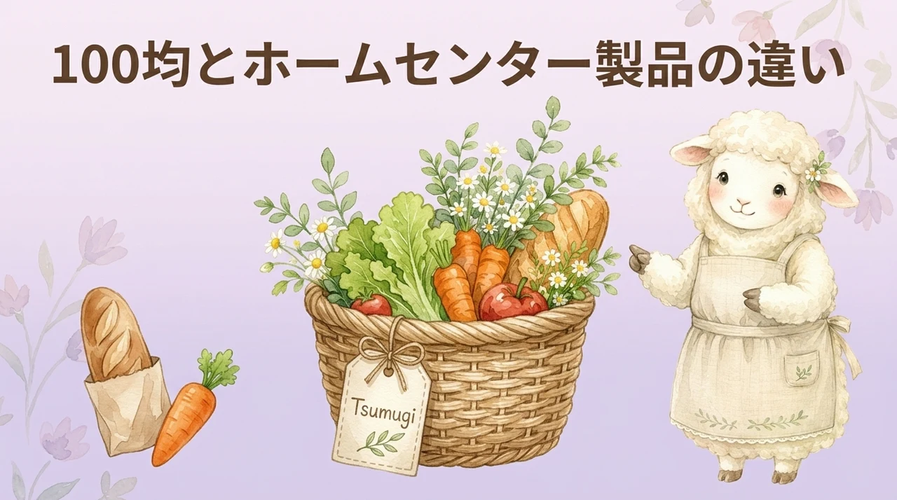 100均とホームセンター製品の違い