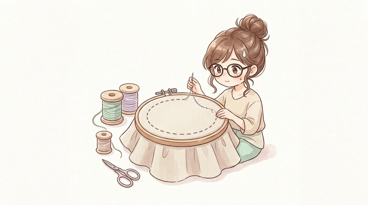 サークル布を自作する場合の材料と手順