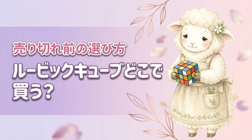ルービックキューブどこで買う？売り切れ前に知りたい購入先の選び方