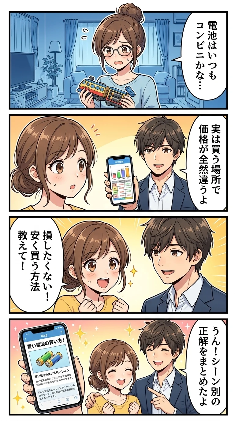 電池どこで買う