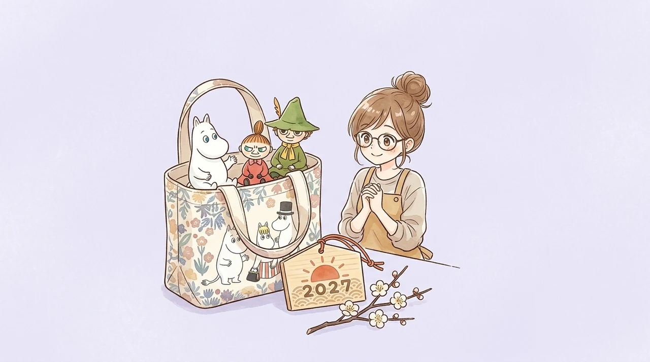 ムーミン福袋2027の値段・販売時期・注意点のイメージ画像（予約開始はいつごろ？・価格帯と中身の目安・転売品を買うときの注意点）